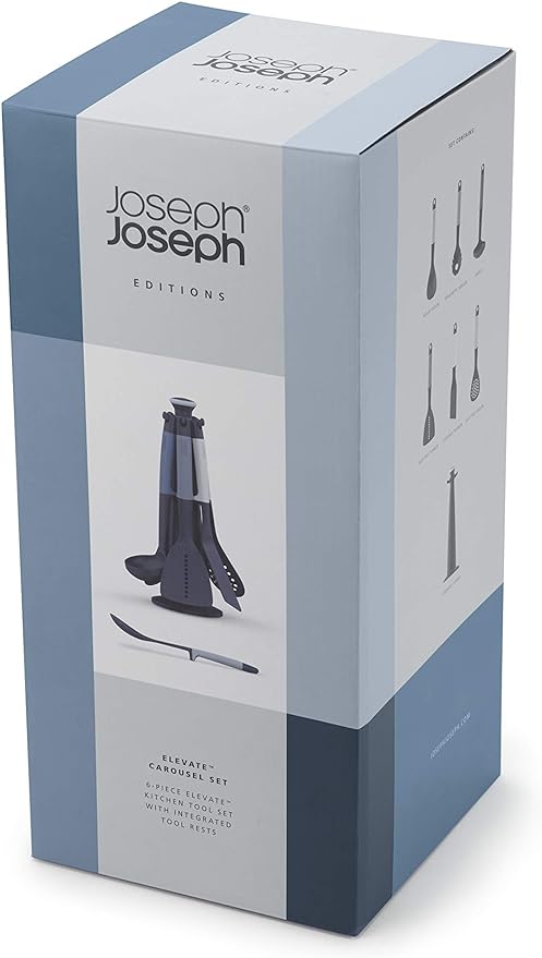 Joseph Joseph Elevate Carousel Utensil Set 6PC Nylon Sky